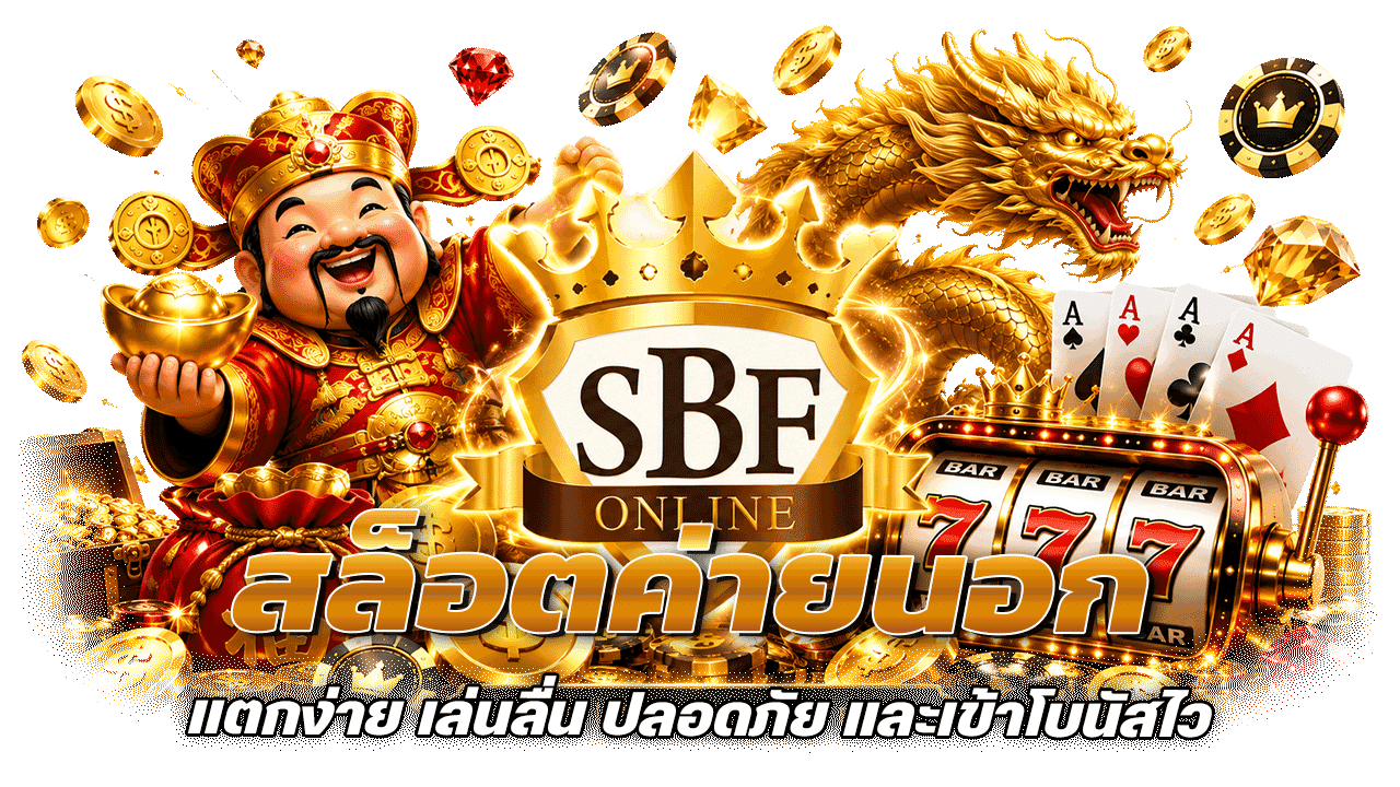sbfplay สล็อตค่ายนอก แตกง่าย เล่นลื่น ปลอดภัย และเข้าโบนัสไวสำหรับสายสปิน